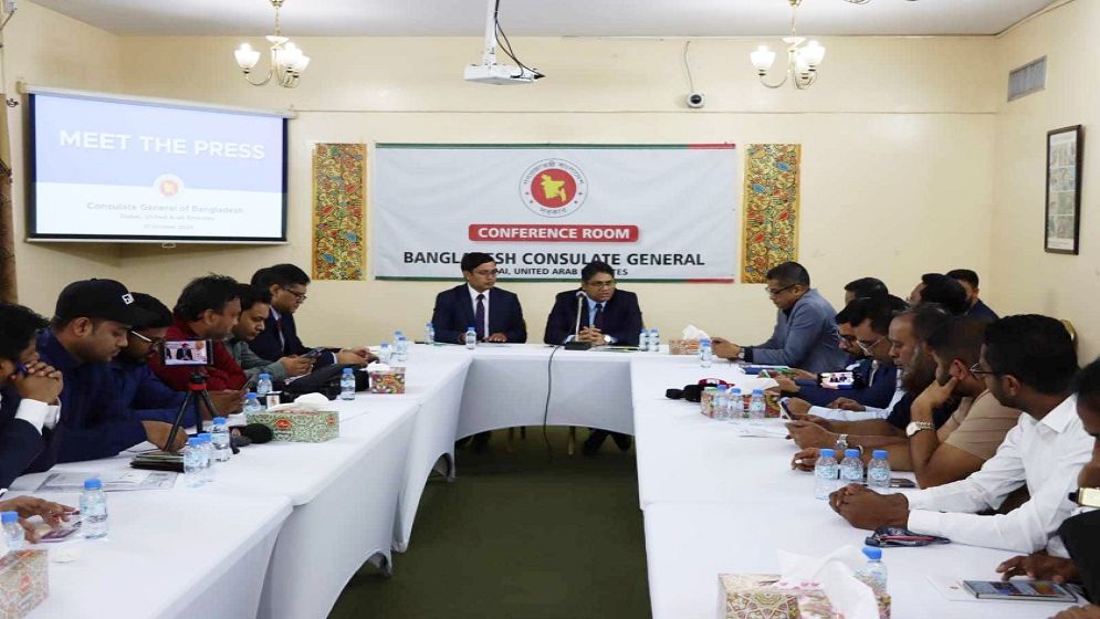 দুবাইয়ে নতুন কনসাল জেনারেলের সঙ্গে সাংবাদিকদের মতবিনিময়