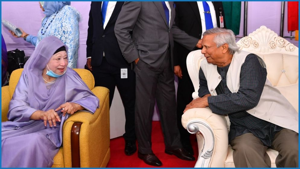 খালেদা জিয়াকে সুযোগ দিতে পেরে আমরা গর্বিত : প্রধান উপদেষ্টা