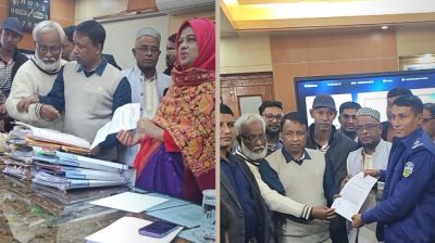 জামালপুরে সাংবাদিক হাফিজের বিরুদ্ধে মামলা প্রত্যাহারে স্মারকলিপি