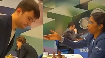 ভারতীয় গ্র্যান্ডমাস্টারের সঙ্গে হাত মেলাননি উজবেক দাবাড়ু, কেন (ভিডিও)