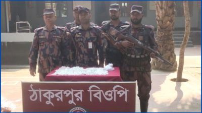 চুয়াডাঙ্গা সীমান্তে ১৫ কেজি ভারতীয় রুপা জব্দ