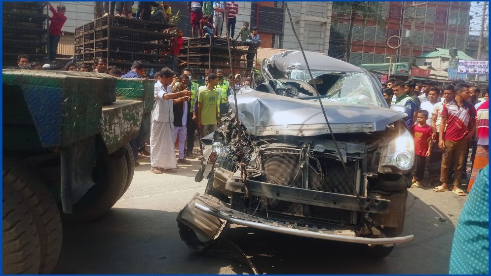 গাজীপুরে সড়ক দুর্ঘটনায় একই পরিবারের ৫ জনসহ আহত ৬