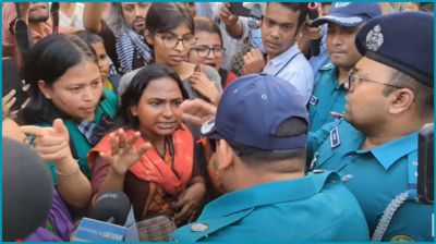 স্বরাষ্ট্র উপদেষ্টার কুশপুত্তলিকা দাহ