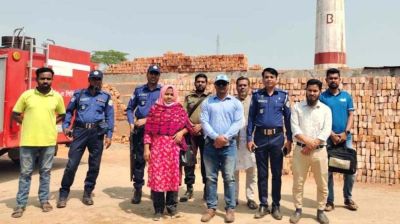 নলছিটিতে ইটভাটায় ভ্রাম্যমাণ আদালতের অভিযান
