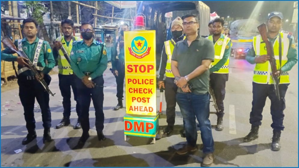 রাজধানীজুড়ে পুলিশের ৬৬৭ টহল টিম, ২৪ ঘণ্টায় গ্রেপ্তার ১৮৮