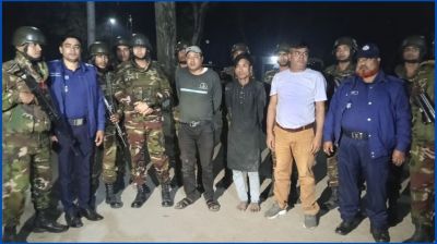 জামালপুরে চাঁদাবাজির অভিযোগে বিএনপির ৩ নেতাকর্মী আটক