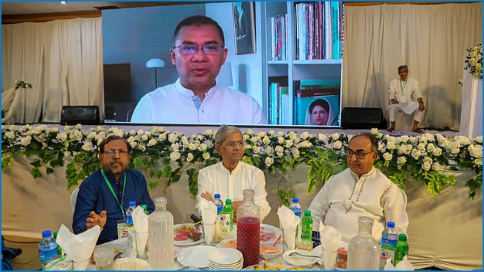 সেনাবাহিনীকে জনগণের মুখোমুখি করার চেষ্টা হচ্ছে : তারেক রহমান