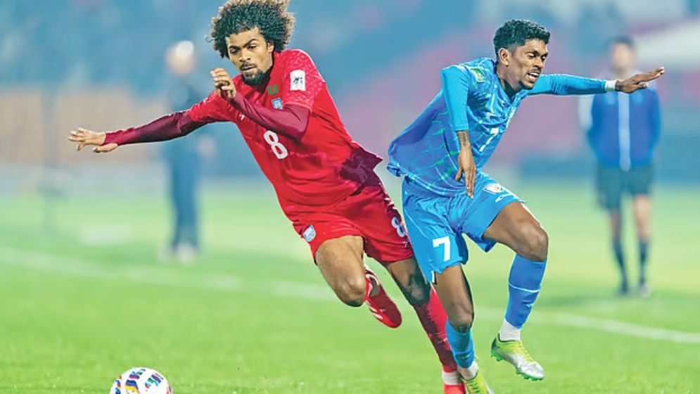 হামজার অভিষেকে ড্র নিয়ে মাঠ ছাড়লো বাংলাদেশকে