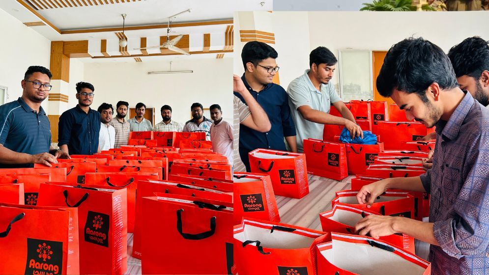বাকৃবি ছাত্রদলের উদ্যোগে ঈদ উপহার বিতরণ