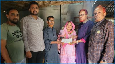 বগুড়ায় তারেক রহমানের উপহার পেল নিহত বিএনপি নেতার পরিবার