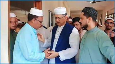 ১০ বছর পর নিজ গ্রামে ঈদ করলেন বিএনপি নেতা সালাহউদ্দিন আহমেদ