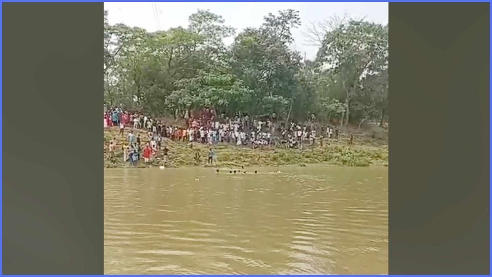 ঘাস কাটতে গিয়ে নদীতে তলিয়ে গেলেন কৃষক