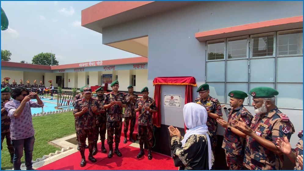 চাঁপাইনবাবগঞ্জে ৫৯ বিজিবি'র দুই বিওপির উদ্বোধন