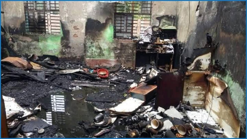 নীলফামারীতে ভয়াবহ অগ্নিকাণ্ড, ব্যাপক ক্ষয়ক্ষতি