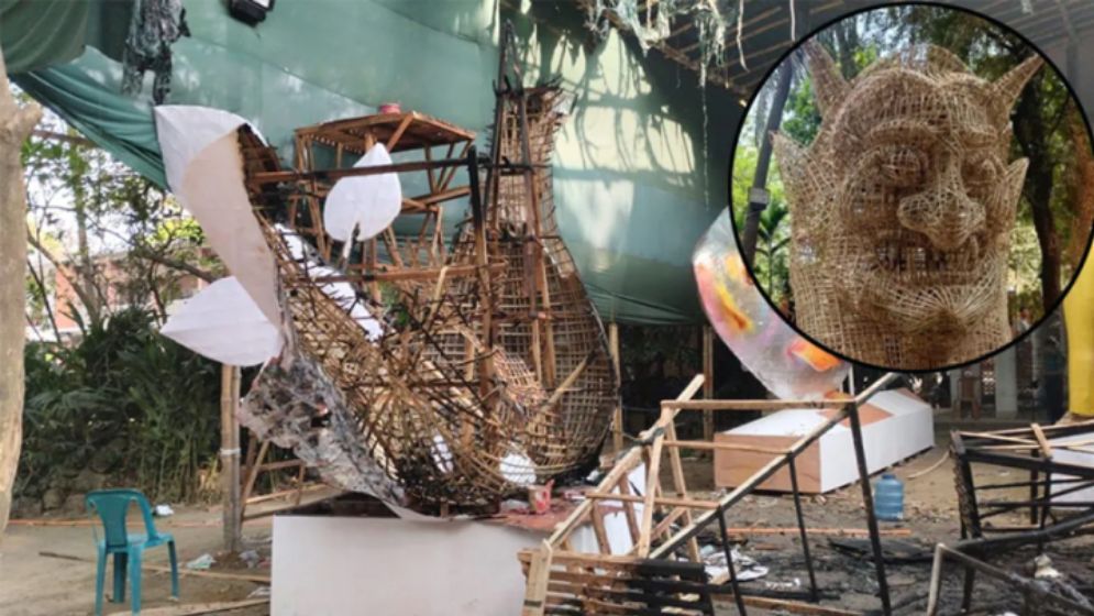 ফ্যাসিস্টের মোটিফ পোড়ানোর ঘটনায় তদন্ত কমিটি