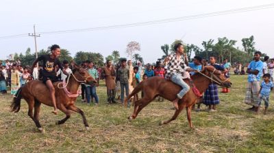 ঘোড়দৌড় প্রতিযোগিতায় প্রথম ‘মেসি’