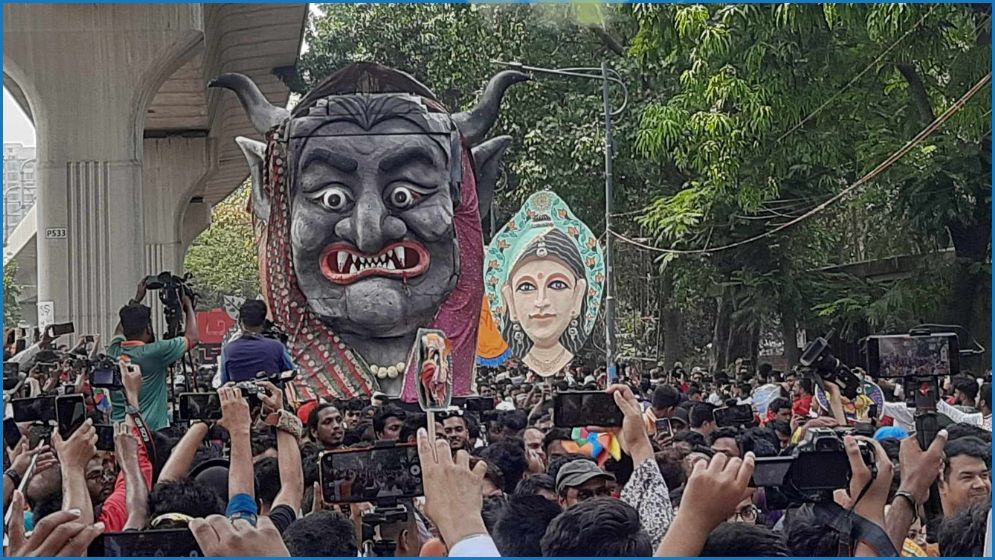 ফ্যাসিবাদের অবসানের বার্তায় শেষ হলো ‘আনন্দ শোভাযাত্রা’