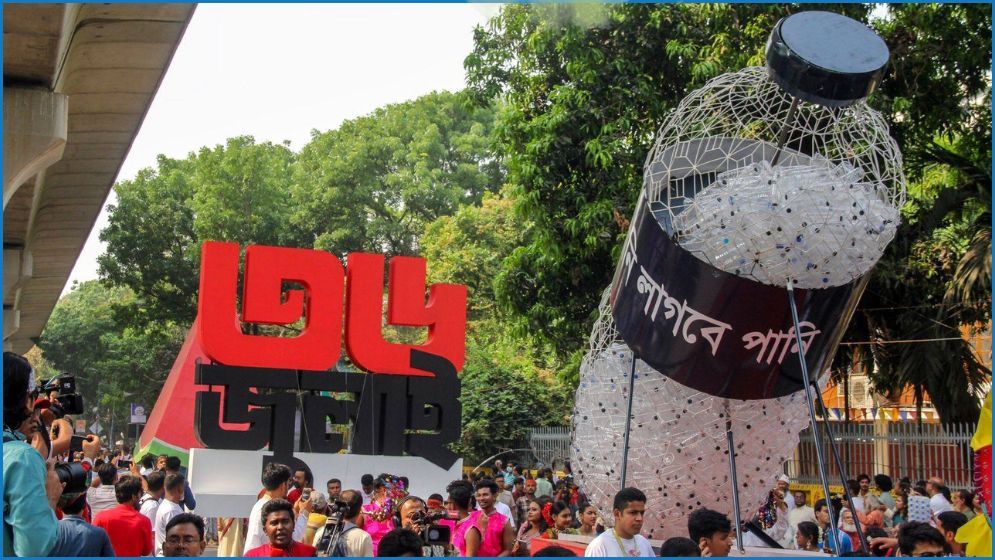বর্ষবরণের শোভাযাত্রায় ‘জুলাই গণঅভ্যুত্থান’