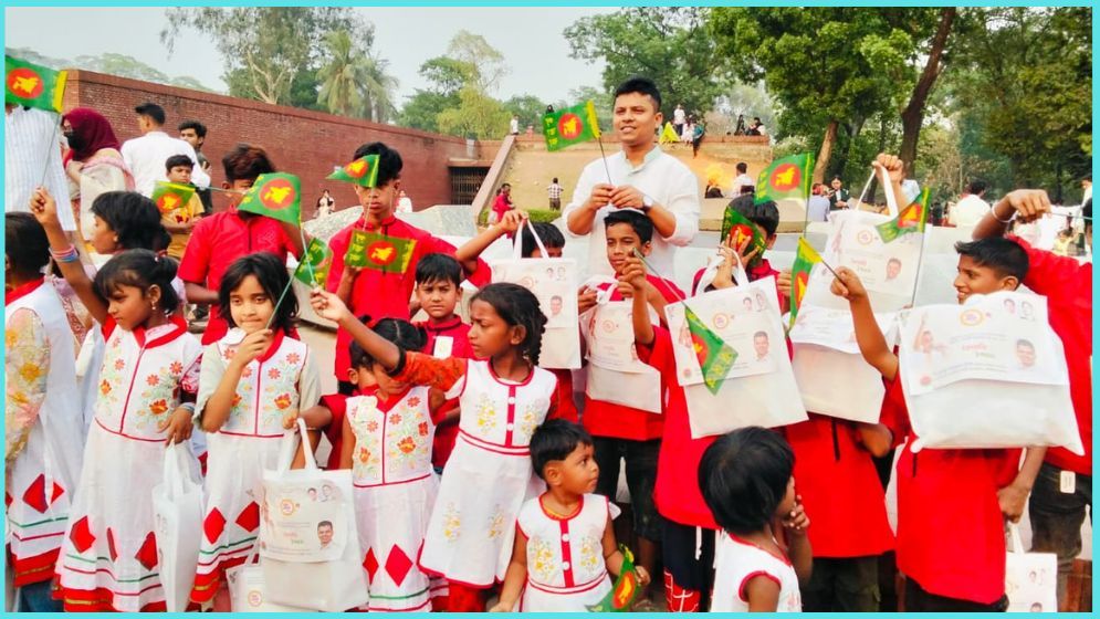 সুবিধা বঞ্চিত শিশুদের নিয়ে ভিন্নধর্মী নববর্ষ উদযাপন