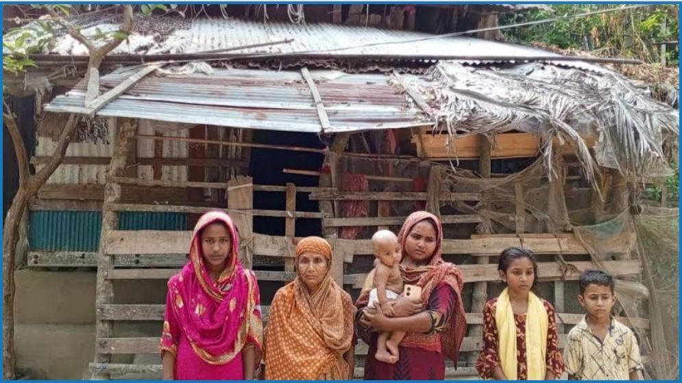 বিধবা আরেফার পরিবারকে উচ্ছেদের চেষ্টা, পাশে দাঁড়াচ্ছে না কেউ