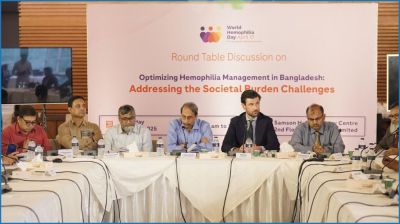 বিশ্ব হিমোফিলিয়া দিবসে হেমাটোলজি সোসাইটির বর্ণাঢ্য আয়োজন