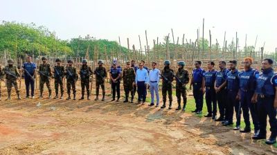 মির্জাপুরে পশুর হাটের নিরাপত্তায় ম্যাজিস্ট্রেট-যৌথবাহিনী