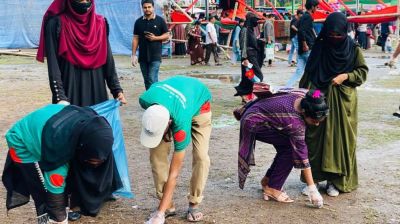 বৃষ্টির মধ্যে বিডি ক্লিনের সাহসী উদ্যোগ
