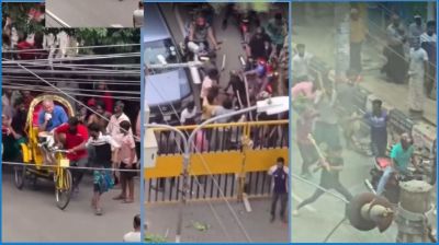 বনানীতে অটোরিকশা চালকদের তাণ্ডব, পথচারীদের ওপর হামলা