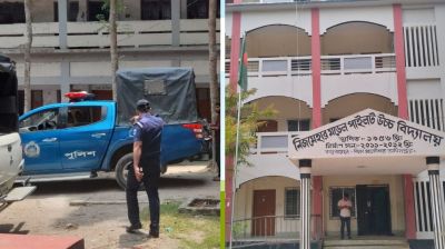 চাঁদপুরে এসএসসি পরীক্ষায় উত্তর বলে দেয়ায় হল সুপার গ্রেপ্তার