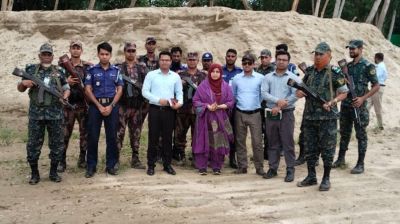 ফেনীতে অভিযানে ৩ কোটি টাকার বালু জব্দ
