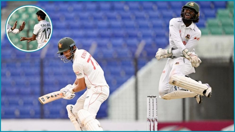 শেষবেলায় তাইজুলে বাংলাদেশের স্বস্তি