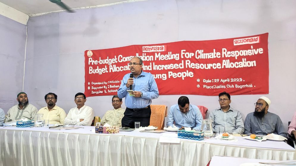 জলবায়ু মোকাবিলায় বাজেট পরিকল্পনায় তরুণদের সম্পৃক্ত হওয়ার আহ্বান