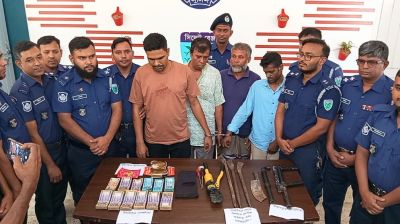 মৌলভীবাজারে আন্তঃজেলা ডাকাত চক্রের ৭ সদস্য গ্রেপ্তার