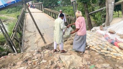 সাটুরিয়ায় বিকল্প বেইলি সেতু এখন মরণফাঁদ
