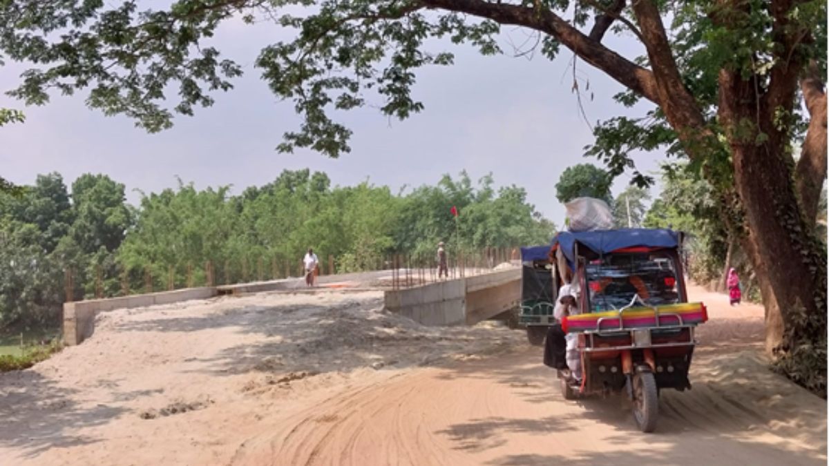 সেতু আছে, রাস্তা নেই—চরম দুর্ভোগে এলাকাবাসী