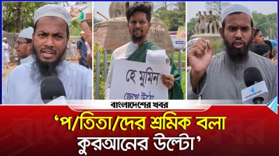 ‘পতিতাদের শ্রমিক বলা কুরআনের উল্টো’