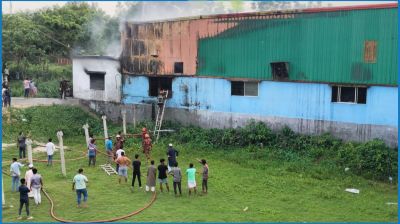 ঠাকুরগাঁওয়ের জুটমিলের আগুন নিয়ন্ত্রণে