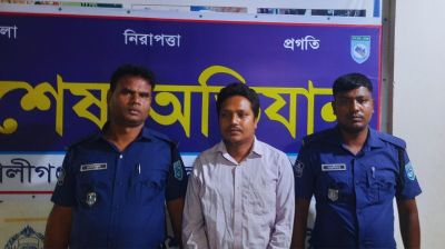 কালীগঞ্জে ছাত্রলীগ সভাপতি গ্রেপ্তার