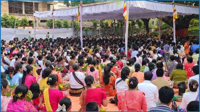 নানা আয়োজনে বান্দরবানে ‘বুদ্ধ পূর্ণিমা’ পালিত