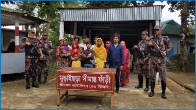 কুলাউড়া সীমান্তে ১৪ বাংলাদেশিকে পুশইন করল বিএসএফ