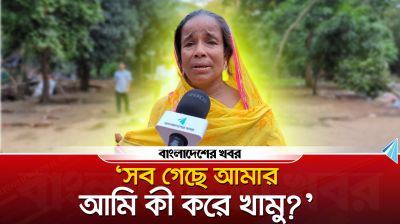 ‘সব গেছে আমার, আমি কী করে খামু?’