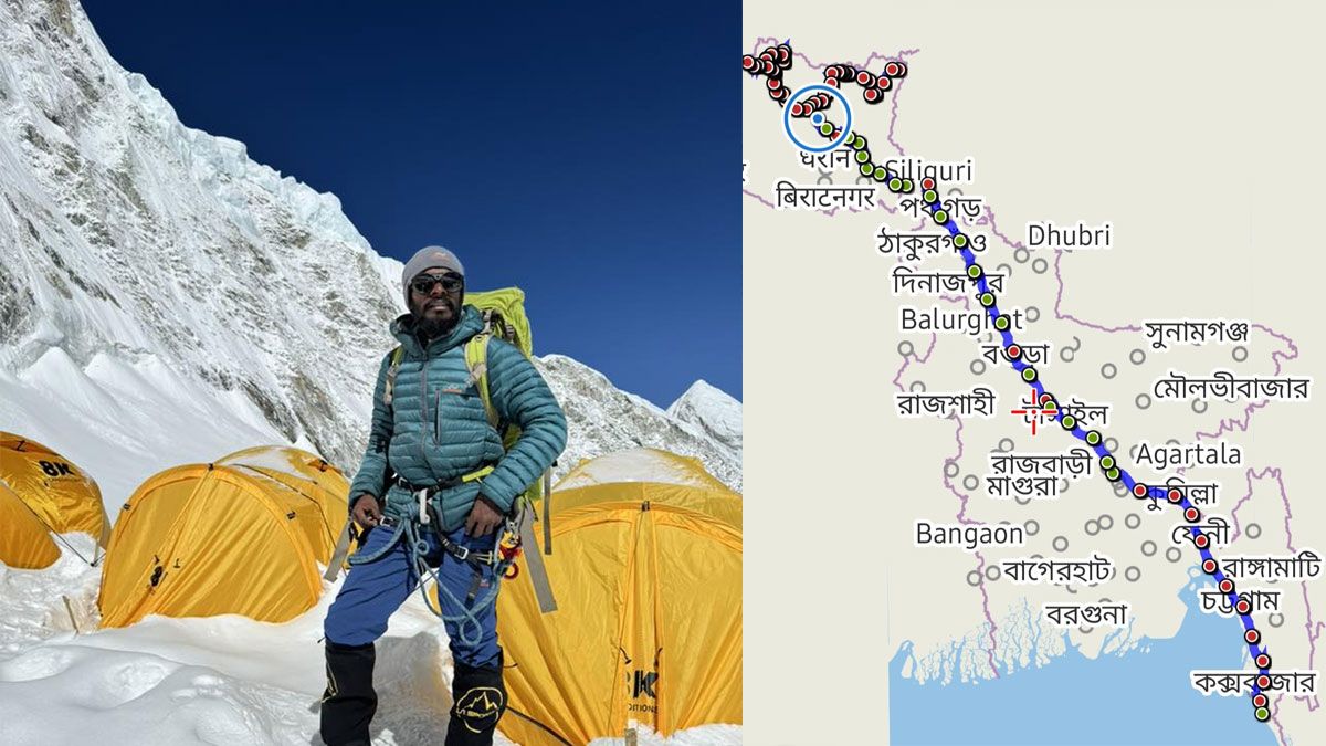 কক্সবাজার থেকে হেঁটে এভারেস্ট জয় করলেন শাকিল