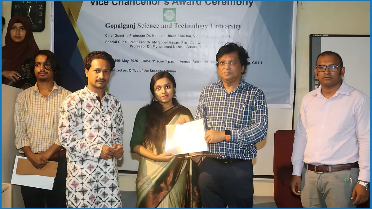 গোবিপ্রবি’তে চালু হলো ভাইস চ্যান্সেলর’স অ্যাওয়ার্ড