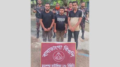 ঝিনাইদহ সীমান্তে অবৈধ অনুপ্রবেশ, শিশুসহ ১৪ বাংলাদেশি আটক
