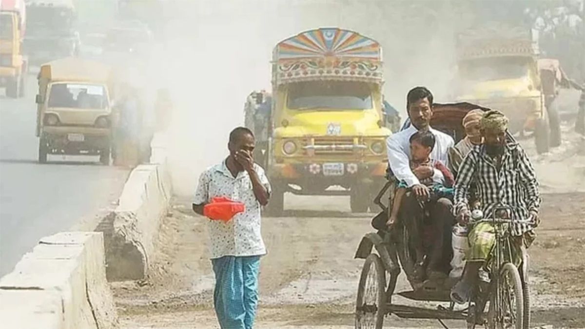 আজও ‘অস্বাস্থ্যকর’ ঢাকার বাতাস