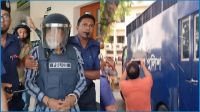 সাবেক খাদ্য উপমন্ত্রী ধীরেন্দ্র দেবনাথকে লক্ষ্য করে ডিম নিক্ষেপ