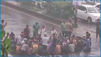 সাম্য হত্যার বিচার দাবিতে শাহবাগ মোড়ে ছাত্রদলের অবস্থান, যান চলাচল বন্ধ