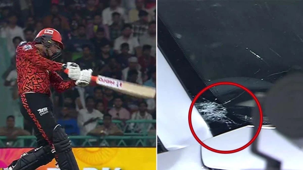 ছক্কা মেরে গাড়ির কাচ ভাঙলেন অভিষেক, জরিমানা ৫ লাখ!