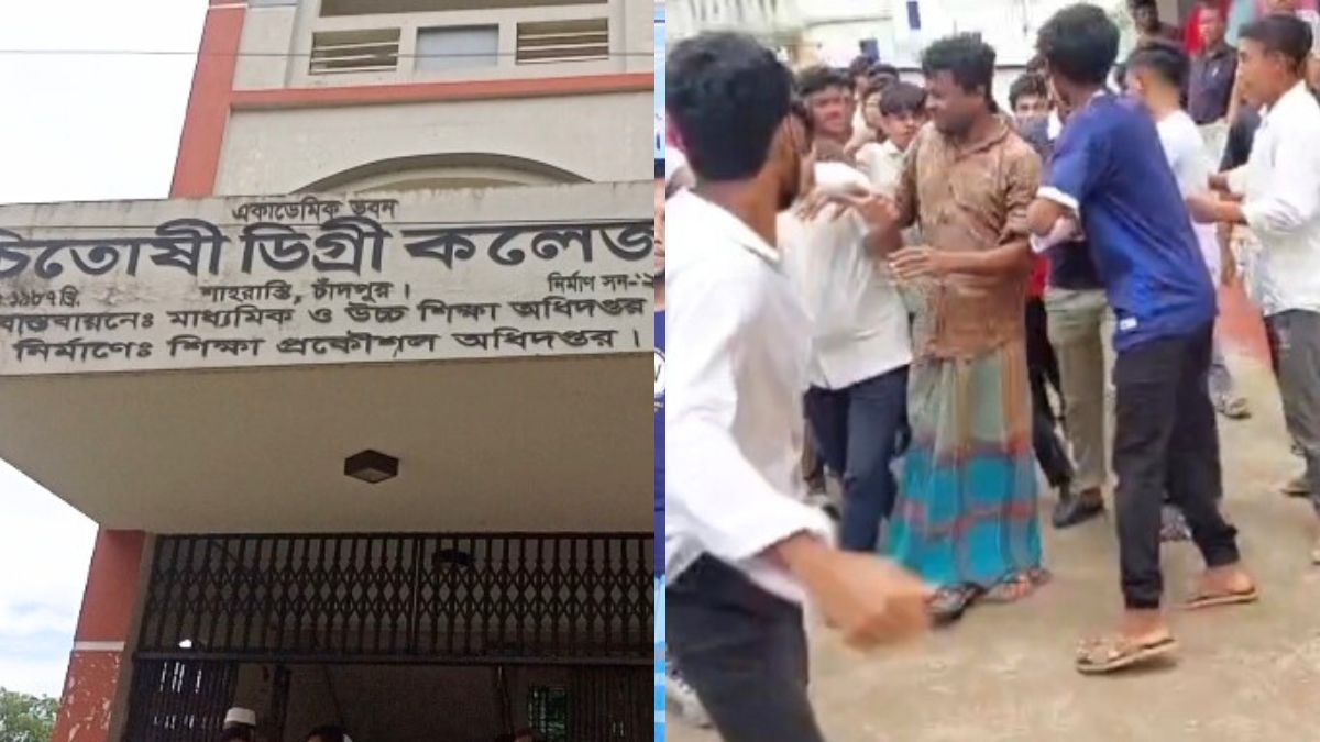 শাহরাস্তিতে বিতাড়িত অধ্যক্ষের যোগদান ঘিরে সংঘর্ষ, আহত ১০