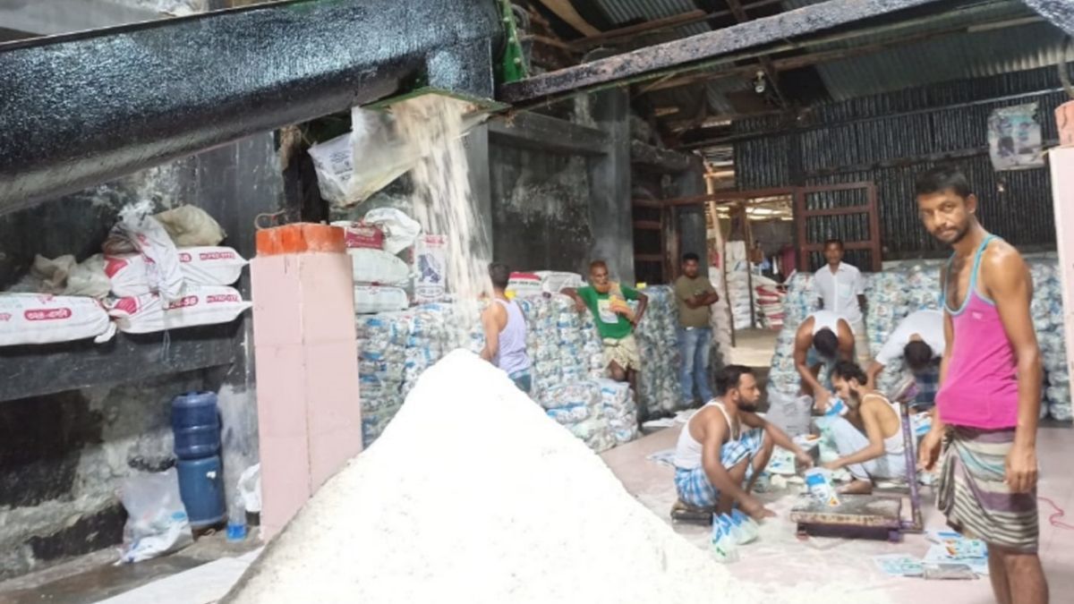 চাঁদপুরে অস্বাস্থ্যকর পরিবেশে লবণ উৎপাদন, জরিমানা